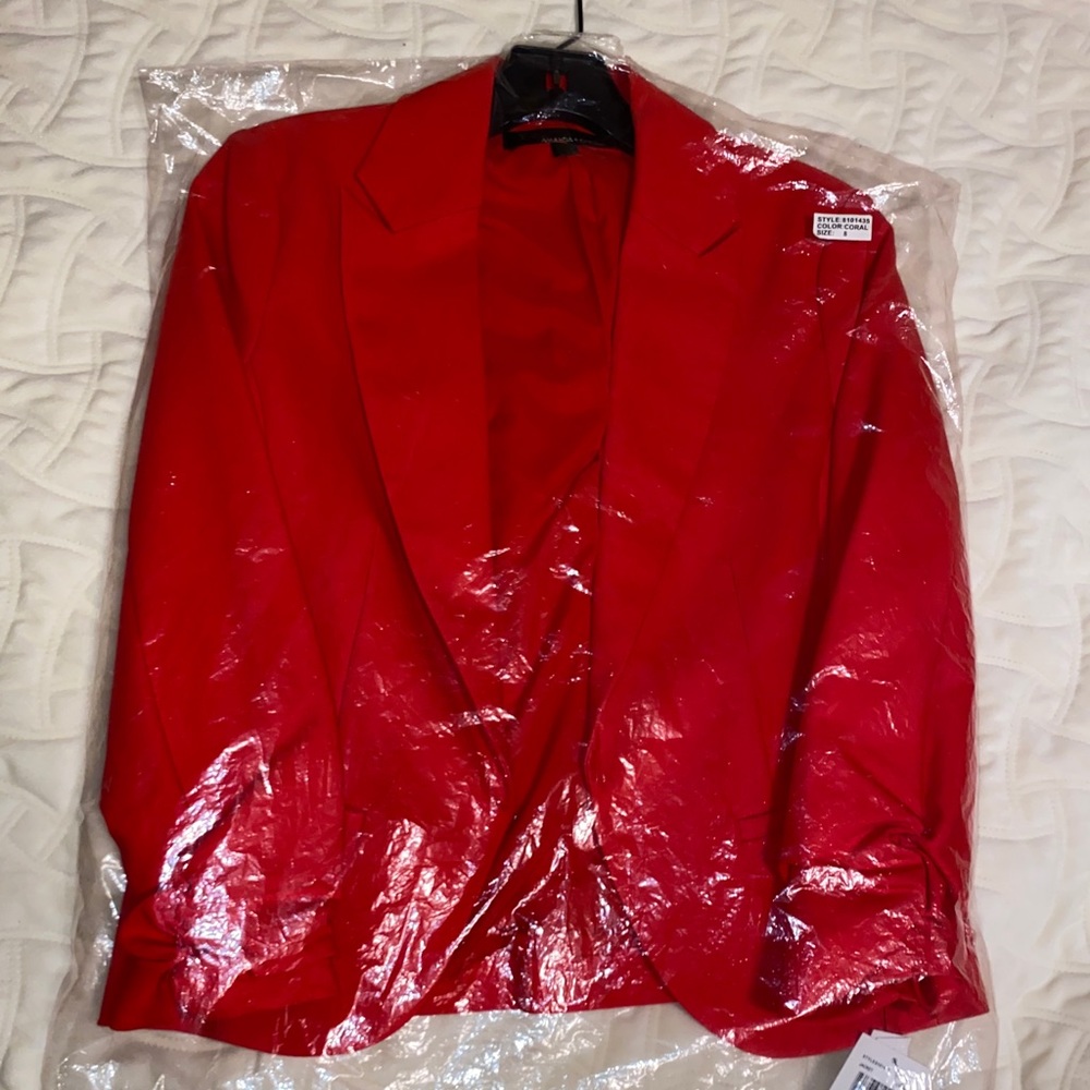 Amanda and Chelsea blazer, Coral